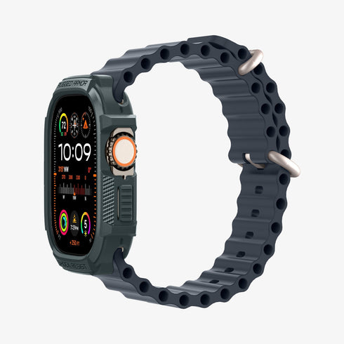 ACS05456 - Apple Watch Series (Apple Watch (49mm)) in matte black showing the front